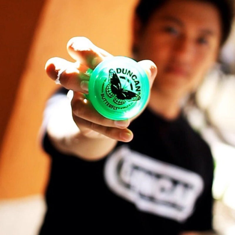 Duncan Toys Butterfly Yo-Yo, Beginner Yo-Yo with String, Steel Axle and Plastic Body, Green - Image 4